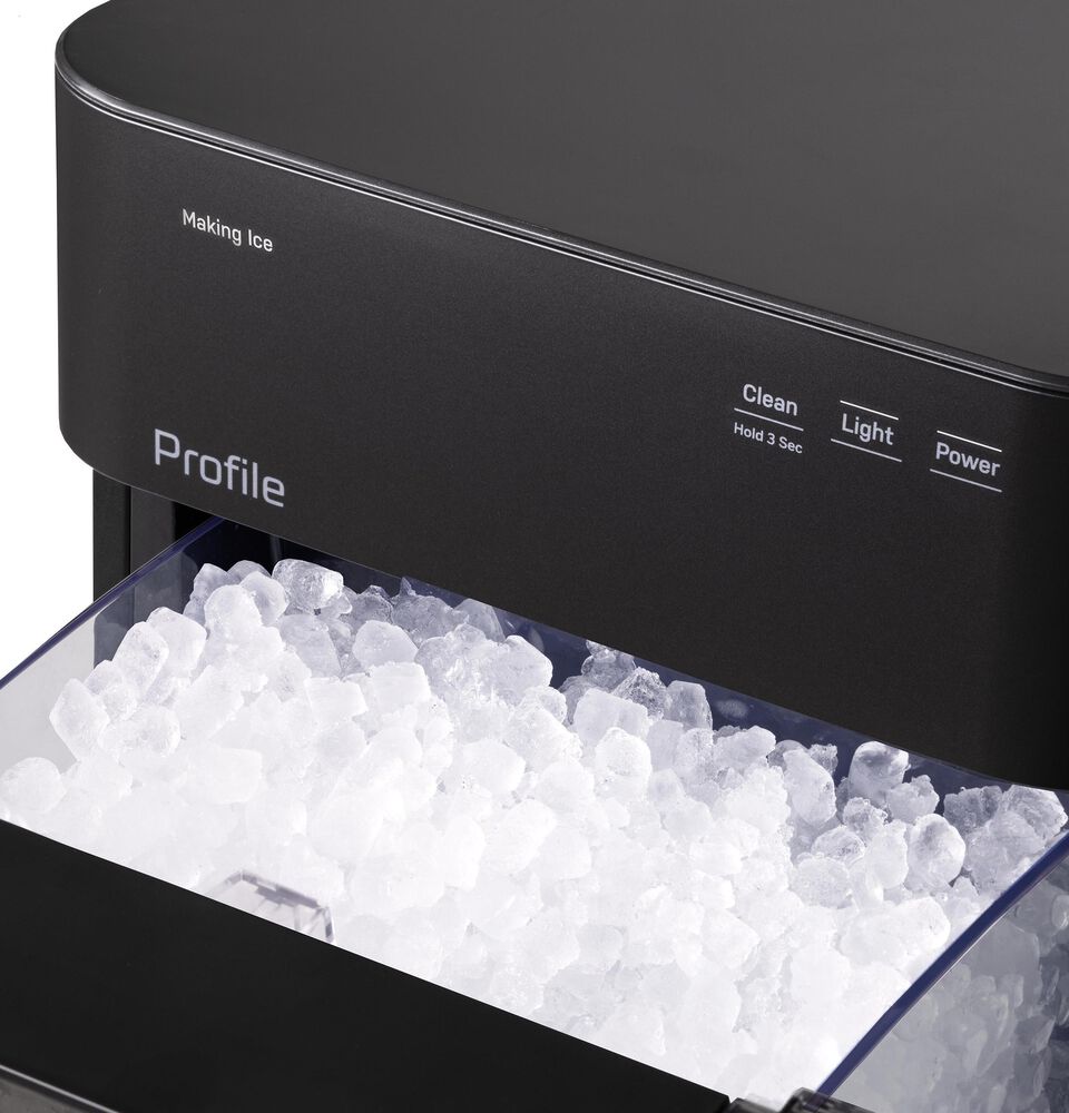 GE Profile Opal 2.0 Ultra Nugget Ice Maker with Side Tank and Scale Inhibiting Filter in Carbon Black, , large