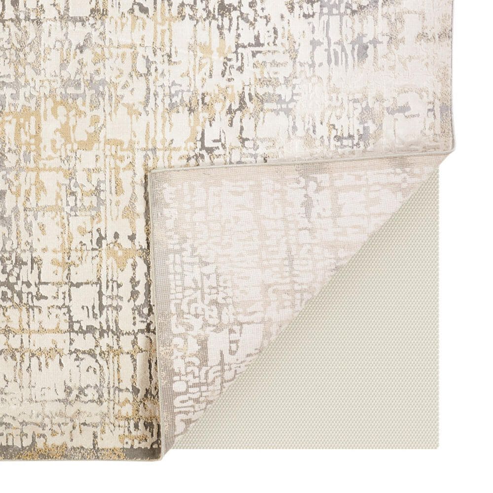 Feizy Waldor Abstract Beige 6&#39;7&quot; x 9&#39;6&quot; Area Rug, , large