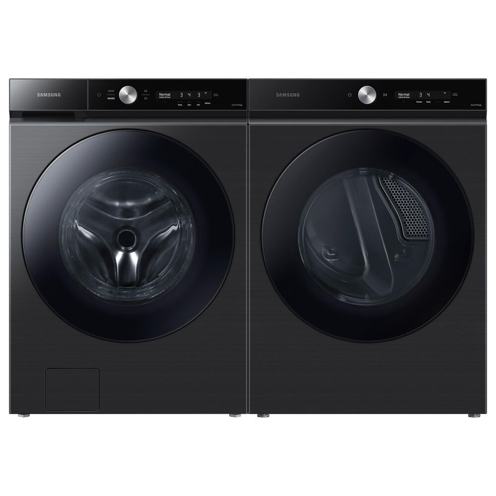 Samsung Bespoke 7.6 Cu. Ft. Front Load Electric Dryer with AI Optimal Dry and Super Speed Dry in Brushed Black, , large