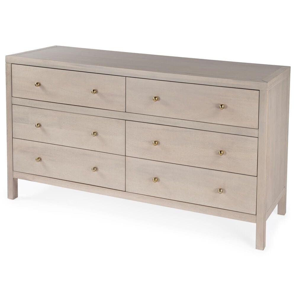 Butler Specialty Company Nora 6-Drawer Dresser in Antique Taupe, , large