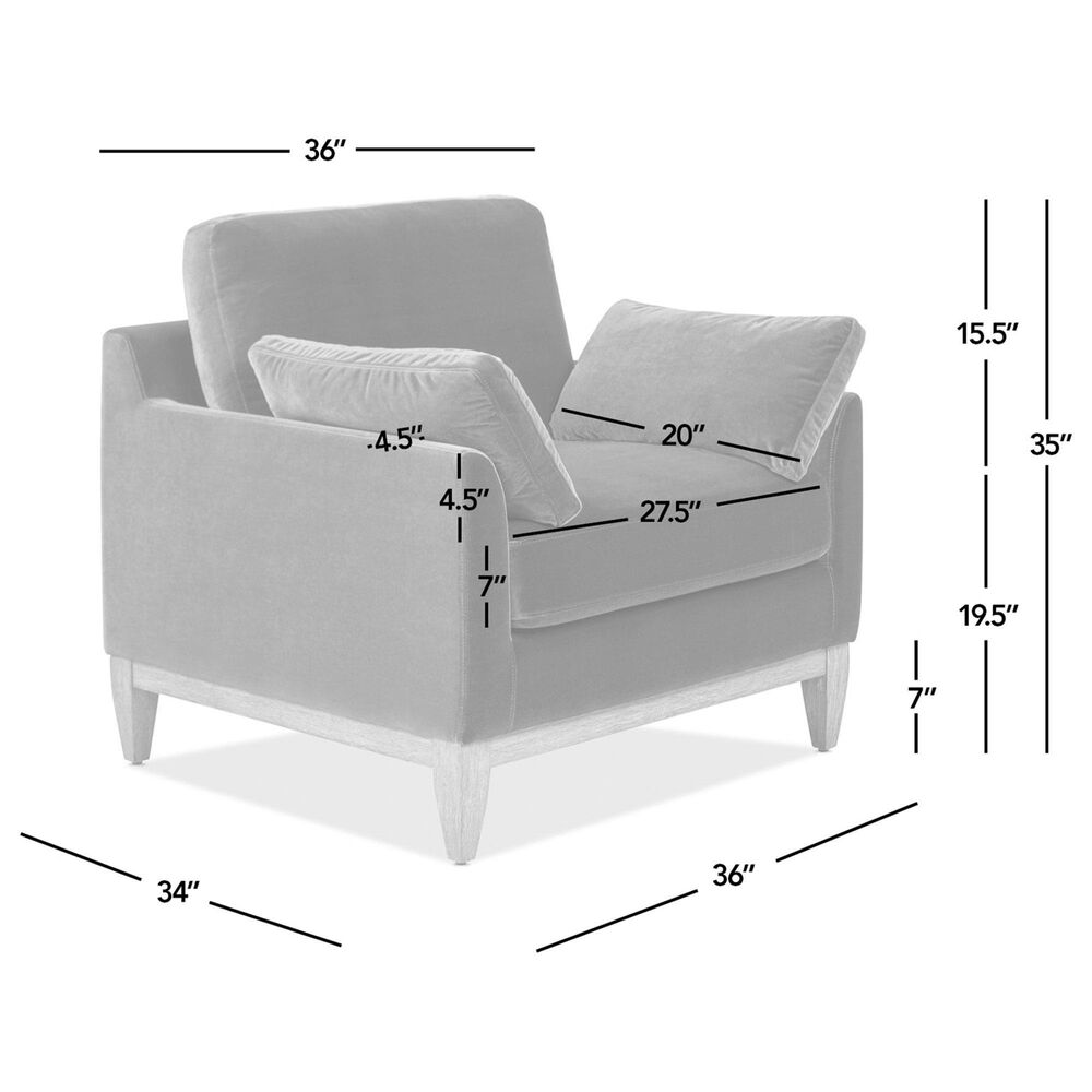 Jennifer Taylor Home Pasadena Accent Arm Chair in Olive Green, , large