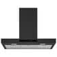SMEG 30" Flat T-Shape Universal Brushed Hood in Matte Black, , large