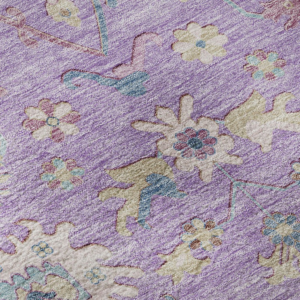 Dalyn Rug Company Hatay HY7 8&#39; Round Purple Area Rug, , large