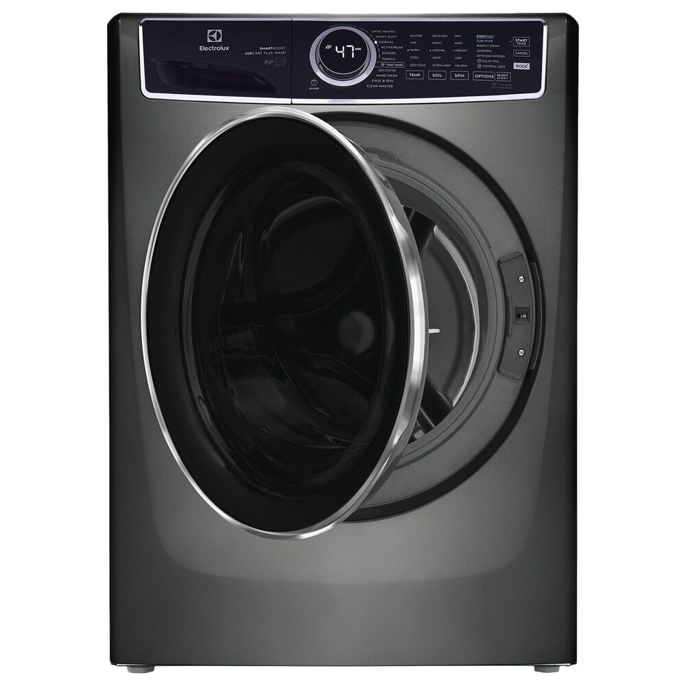 Electrolux 4.5 Cu. Ft. Front Load Washer and 8.0 Cu. Ft. Gas Dryer Laundry Pair in Titanium, , large