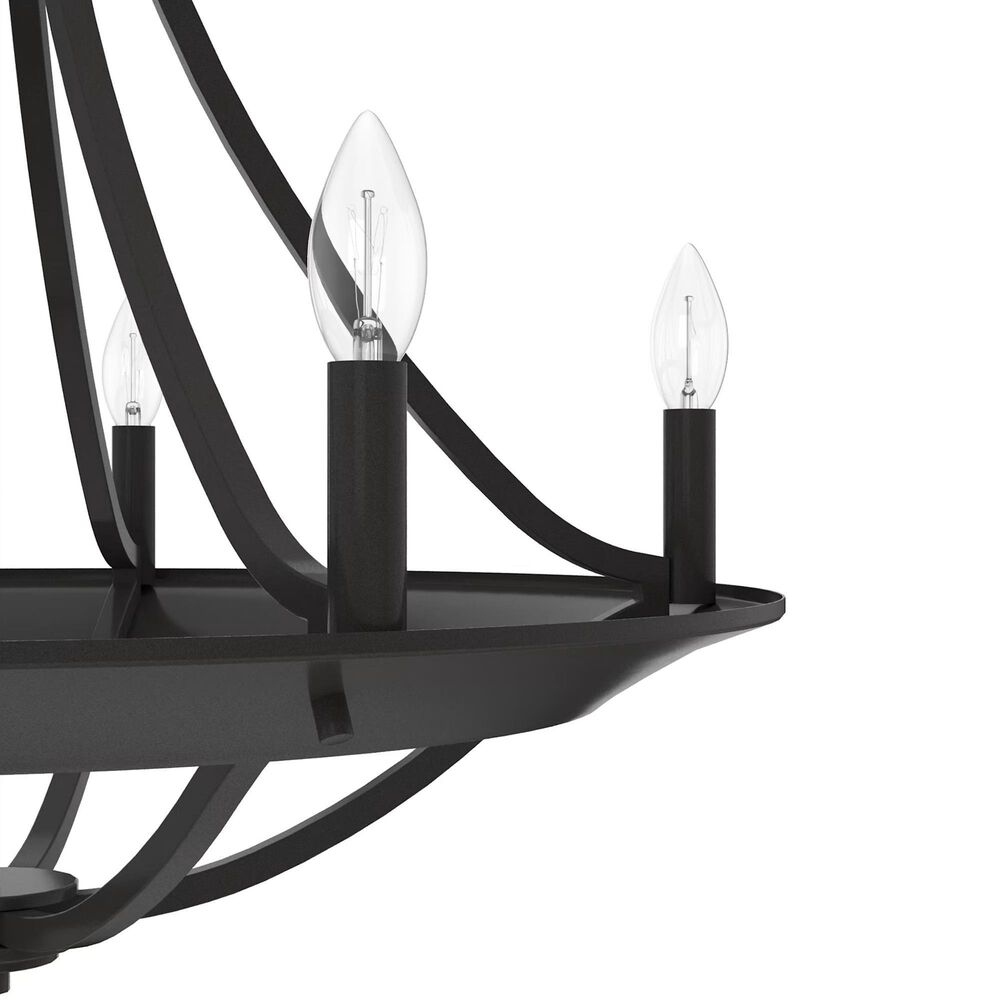 Hunter Perch Point 24&quot; 5-Light Chandelier in Noble Bronze, , large