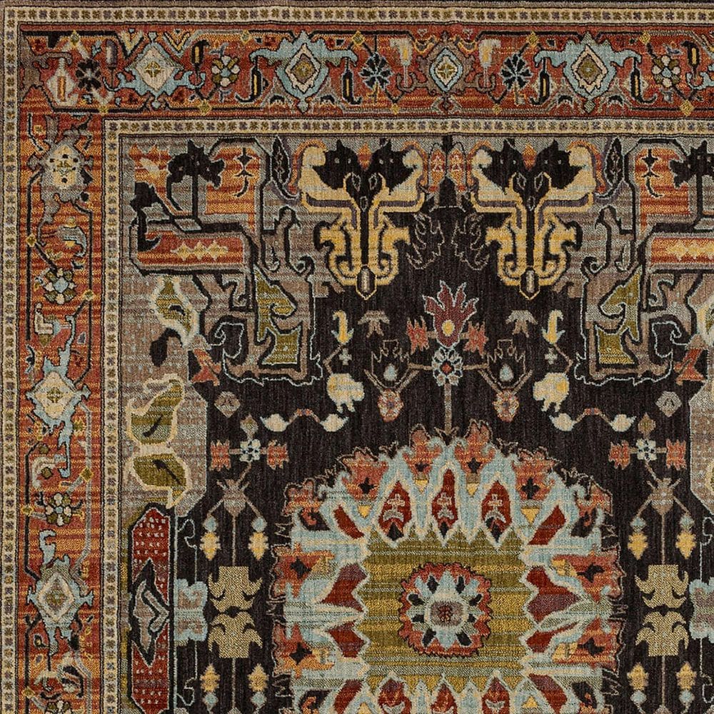 Karastan Pandora Covetous 8&#39; x 11&#39; Charcoal Area Rug, , large