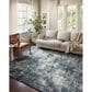 Loloi II Austen 6"7" x 9"2" Natural and Ocean Area Rug, , large