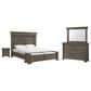 Mayberry Hill Kings Court 4 Piece King Storage Bedroom Set in Grey, , large