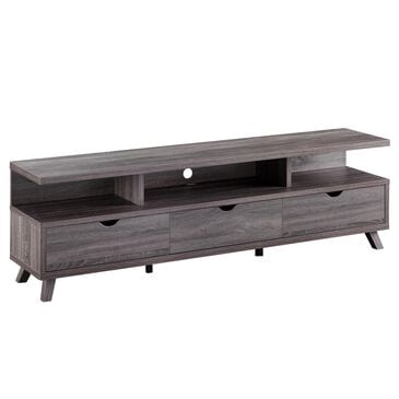Global Movement 71" TV Stand in Distressed Grey, , large