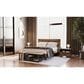BDI Kava Queen Platform Bed in Natural Walnut with Lighting and USB Ports, , large