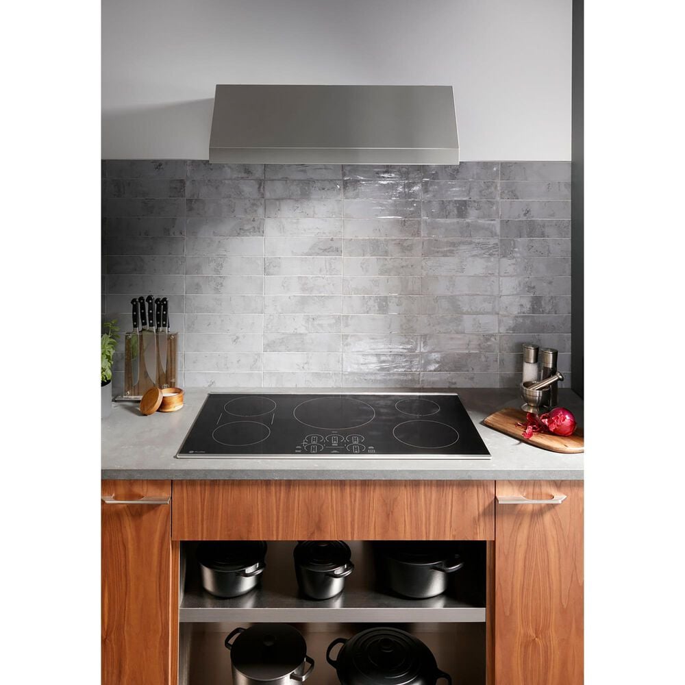 GE Profile 30&quot; Built-In Touch Control Induction Cooktop In Black, , large