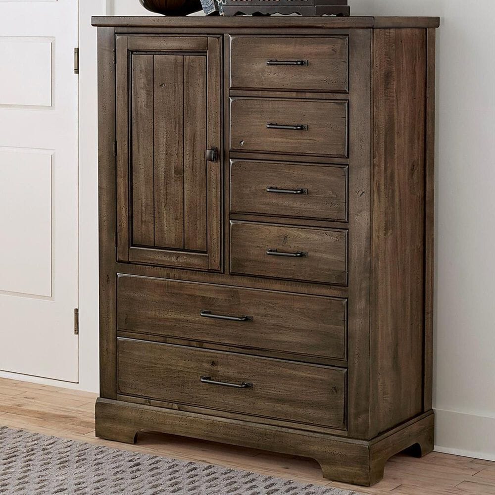 Viceray Collections Cool Rustic 6-Drawer Standing Chest in Mink, , large