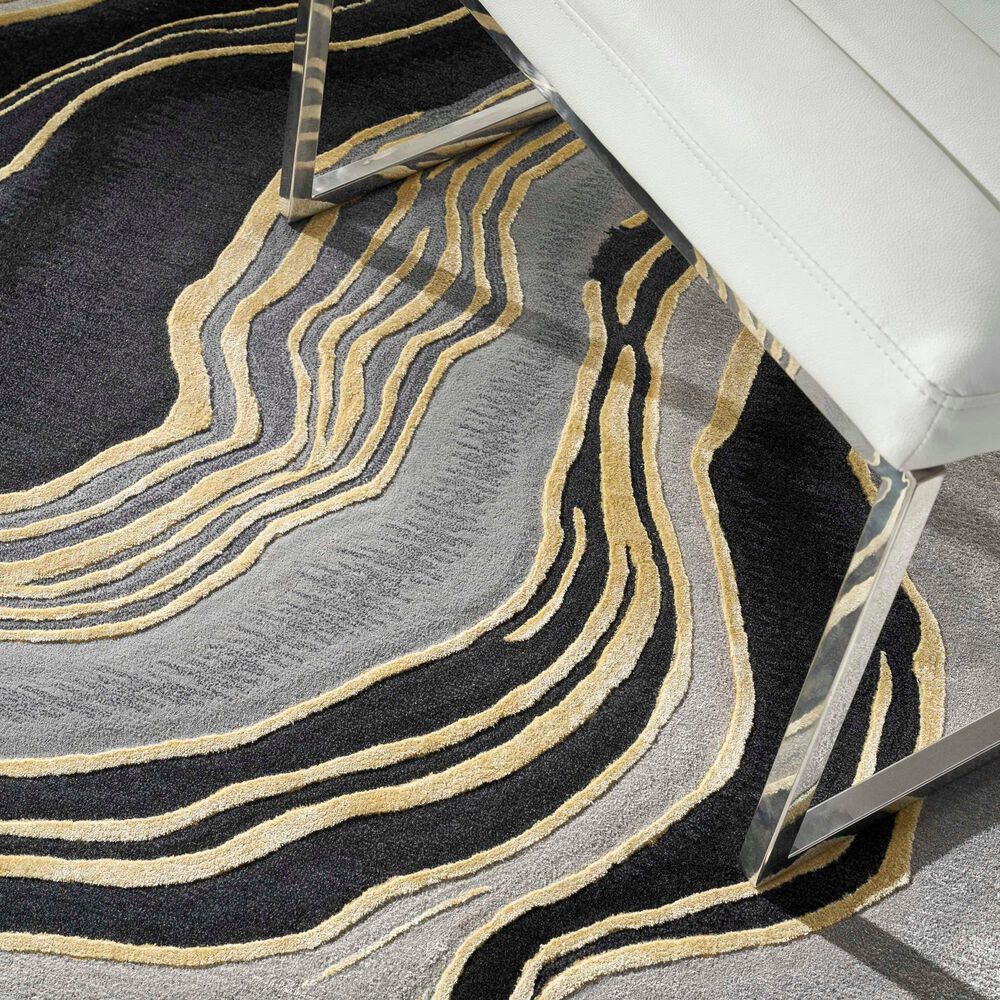 Nourison Prismatic 9&#39;9&quot; x 13&#39;9&quot; Charcoal Grey Area Rug, , large