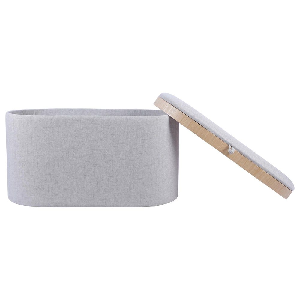 Rta Products Storage Ottoman with Reversible Tray Top in Natural, , large
