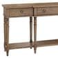 Hekman Chateaux 3-Drawer Sofa Table in Brown, , large
