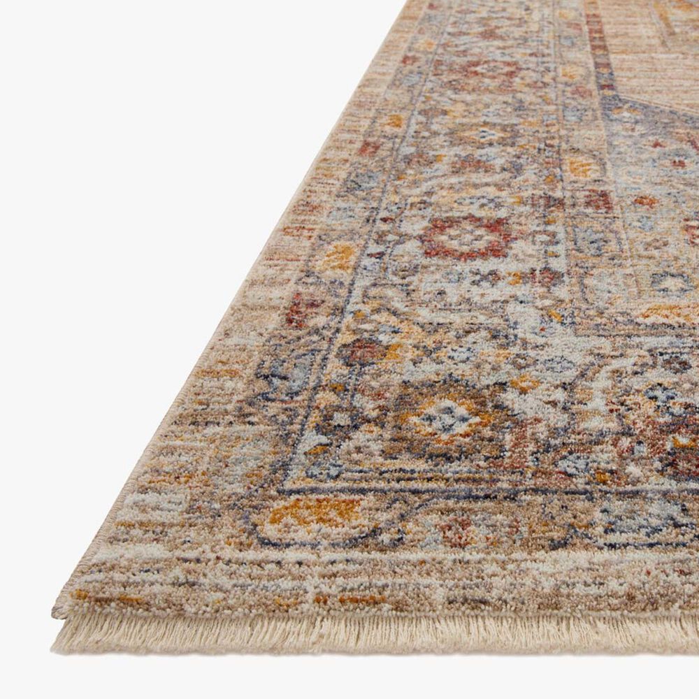 Loloi II Sorrento 5&#39;3&quot; x 7&#39;6&quot; Multicolor and Sunset Area Rug, , large