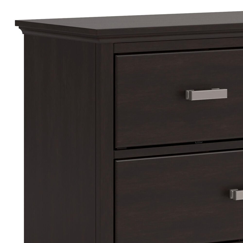 Ashley Covetown 5-Piece Queen Bedroom Set in Dark Brown, , large