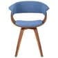 Blue River Summer Chair in Blue and Walnut, , large