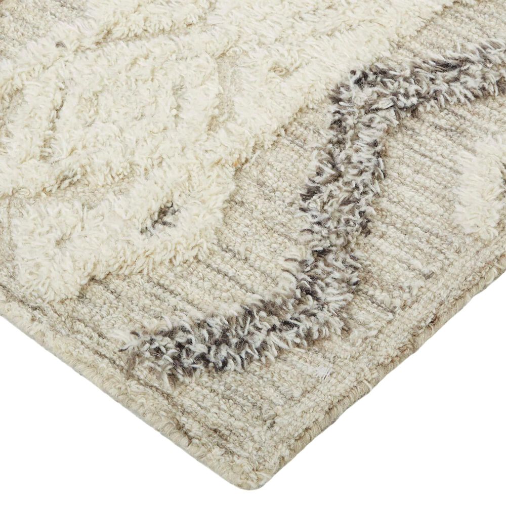 Feizy Anica 4&#39; x 6&#39; Gray Area Rug, , large