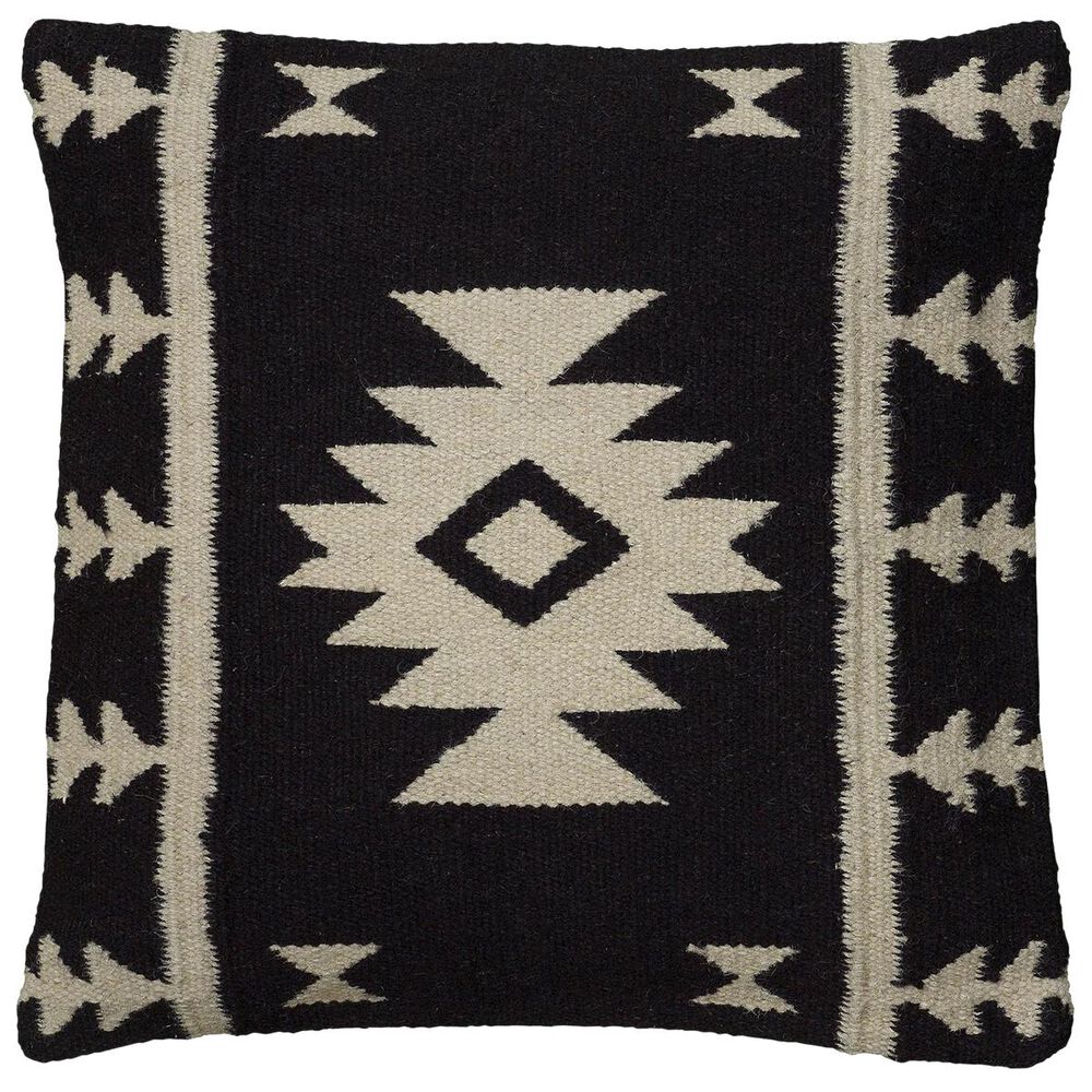 Rizzy Home 18" x 18" Poly-Fill Pillow in Black, , large