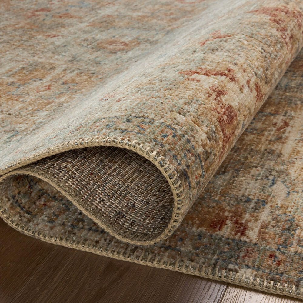 Loloi Heritage 3&#39; x 5&#39; Grey and Sunset Area Rug, , large