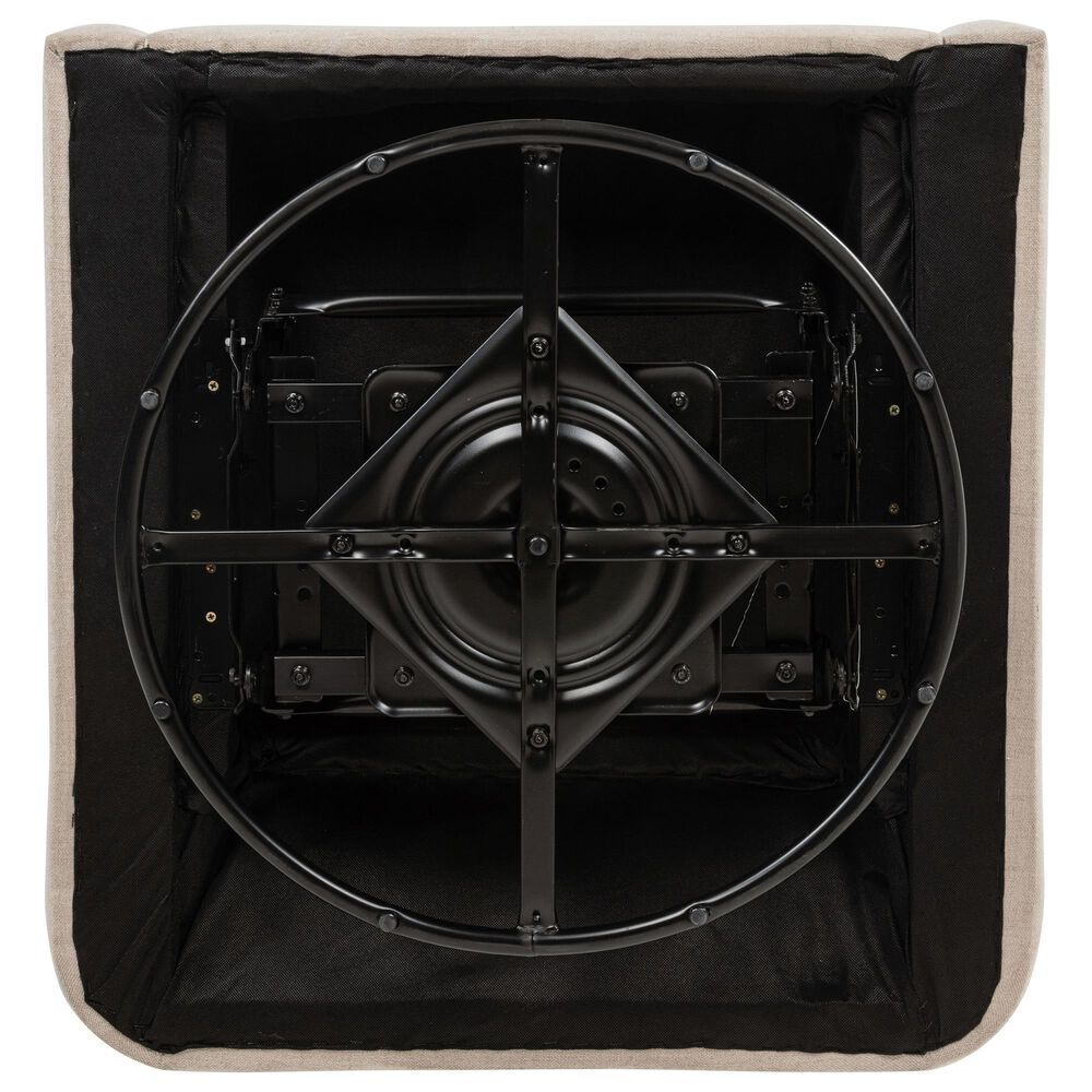 Coaster Sorrel Swivel Glider Arm Chair in Latte, , large