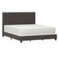 Richlands Furniture Willow Queen Upholstered Panel Bed in Charcoal, , large
