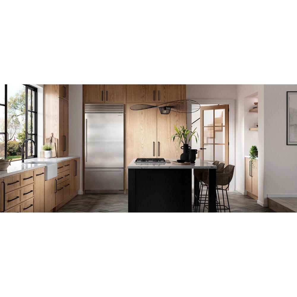 Sub Zero 20.7 Cu. Ft. Classic Right Hinge Bottom-Freezer Refrigerator with Internal Water Dispenser and Tubular Handle in Stainless Steel, , large