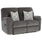 HomeStretch Payday Manual Loveseat in Pewter, , large