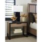 Lexington Furniture Zanzibar Ruso 1-Drawer Open Nightstand in Medium Taupe, Espresso and Dark Umber, , large