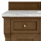 James Martin Vanities Brookfield 48" Single Bathroom Vanity in Honey Oak with 3 cm Eternal Jasmine Pearl Silestone Top, Rectangle Sink and FreePower Wireless Charger, , large