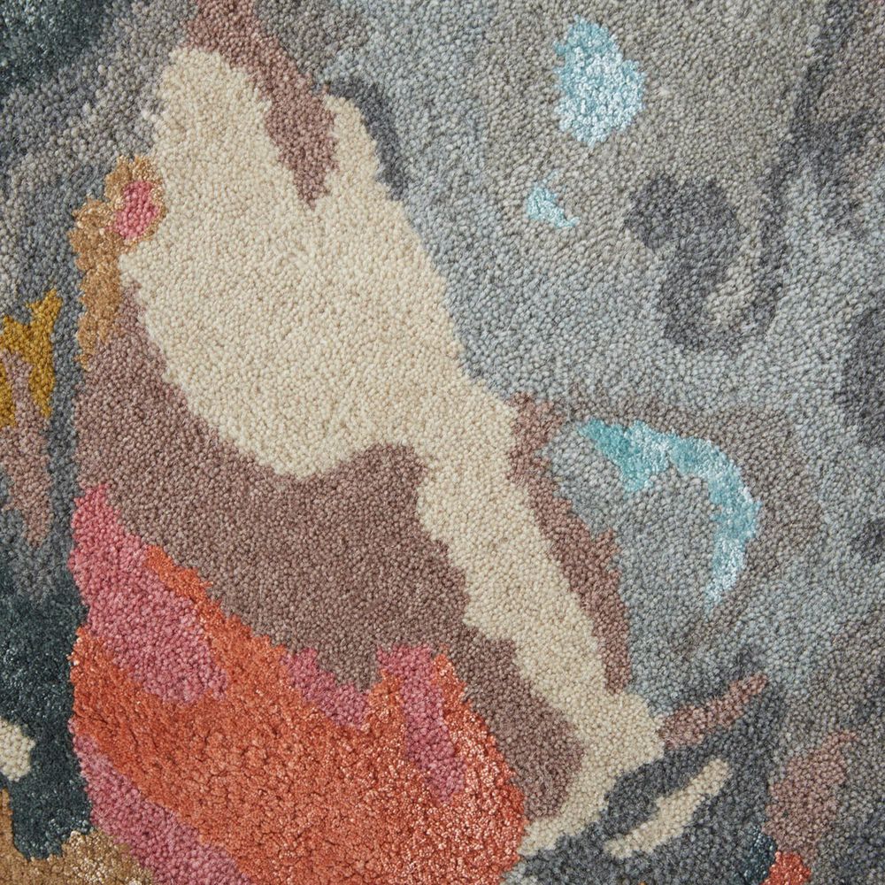 Feizy Dafney 9&#39; x 12&#39; Blue and Pink Area Rug, , large