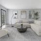 Feizy Rugs Corwin 5" x 8" Silver and Ivory Area Rug, , large