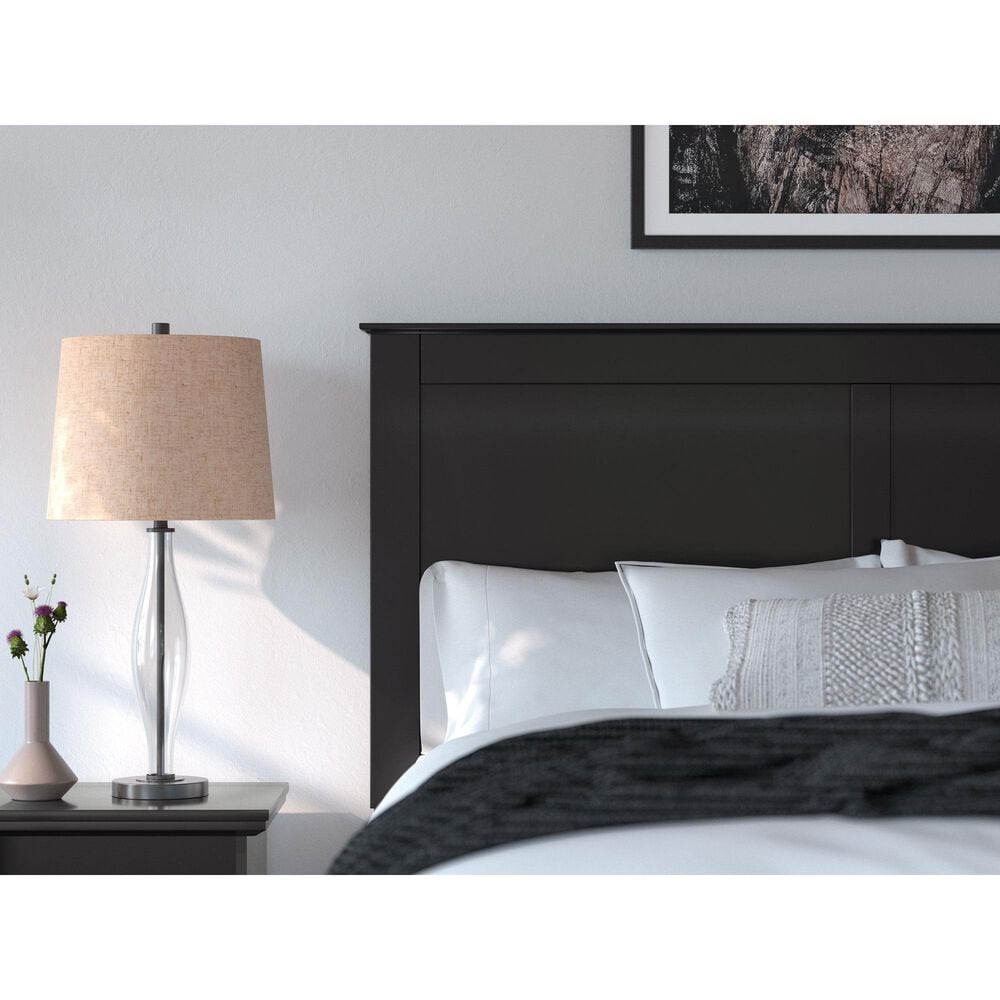 Ashley Maribel Queen Panel Bed in Black, , large