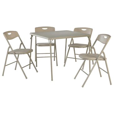 DHP 5-Piece Folding Dining Set in Antique Linen, , large