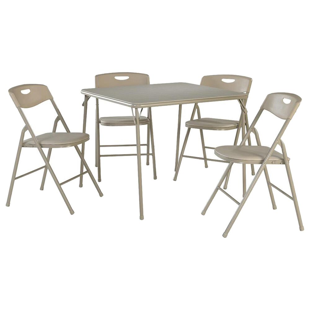 DHP 5-Piece Folding Dining Set in Antique Linen, , large