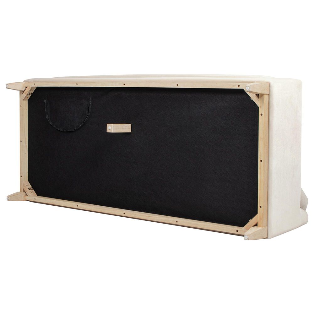 Jennifer Taylor Home Pasadena Stationary Sofa in French Beige Velvet, , large