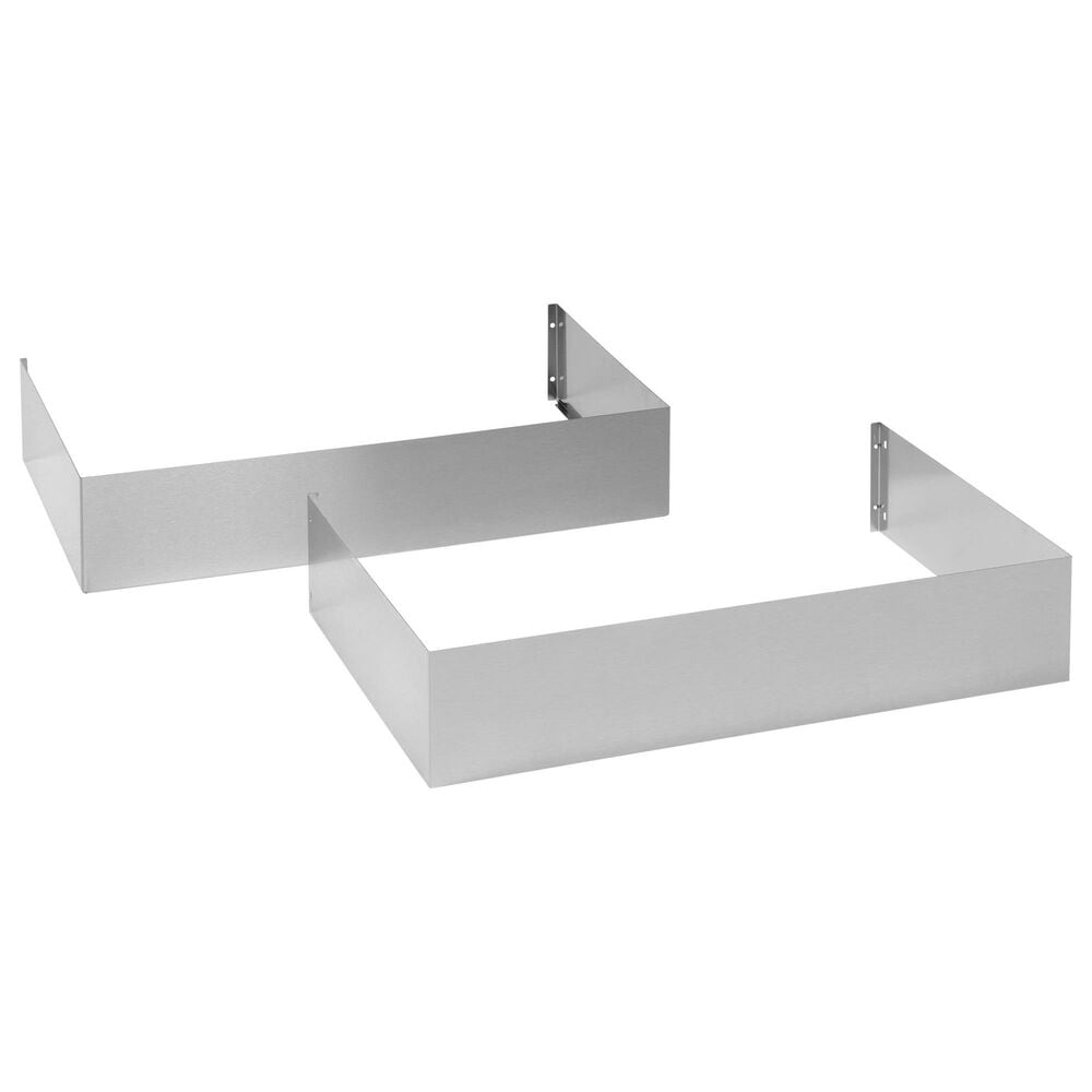 Monogram 8" Ceiling Duct Cover Kit for 36" Wall Mount Ventilation Hood in Stainless Steel, , large