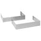 Monogram 8" Ceiling Duct Cover Kit for 36" Wall Mount Ventilation Hood in Stainless Steel, , large