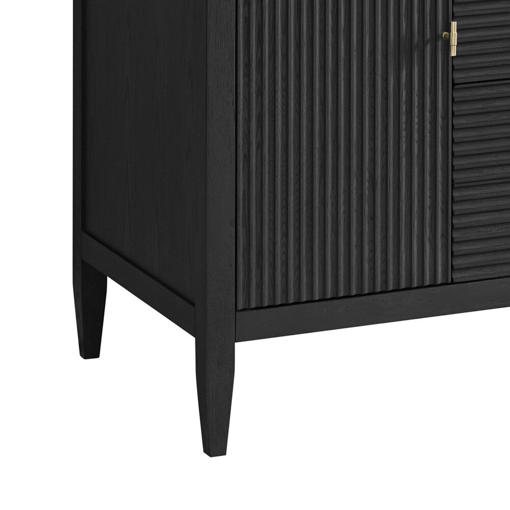 James Martin Vanities Myrrin 60" Double Bathroom Vanity in Carbon Oak with 3 cm Eternal Jasmine Pearl Silestone Top, Rectangular Sinks and FreePower Wireless Charger, , large