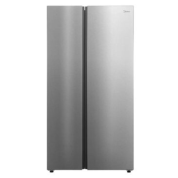 Midea 24.5 Cu. Ft. Counter-Depth Side-by-Side Refrigerator with AutoFill Water Pitcher in Stainless Steel, , large