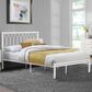 Richlands Furniture Naomi Full Platform Bed in White, , large
