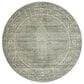 Radici USA Colosseo 3563 Green 5"3" Round Area Rug, , large