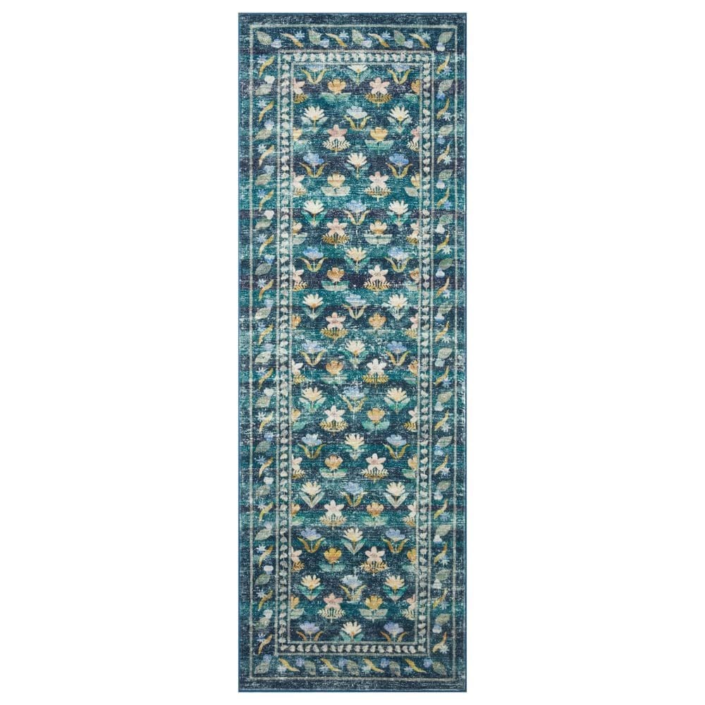 Rifle Paper Co Crafted by Cloth and Company Courtyard 2" x 5" Hadley Emerald Runner, , large