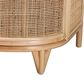 Baxton Studio Oleta 2-Drawer Rattan Nightstand in Natural Brown, , large