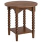 Forma & Co Turn Wood End Table in Cocoa Brown, , large