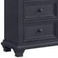Oxford Baby Weston 4 Drawer 4 Shelf 1 Door Chifferobe in Midnight Slate, , large