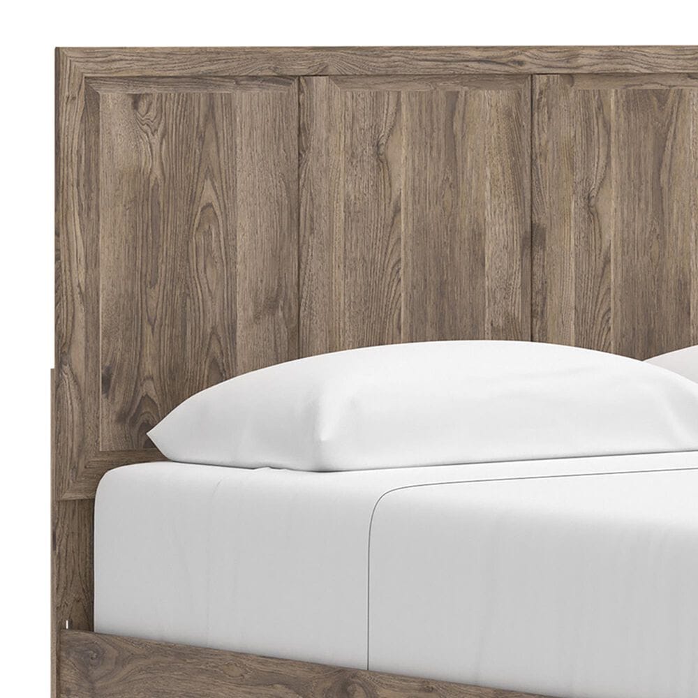 Ashley Rusticott King Panel Bed in Brown, , large