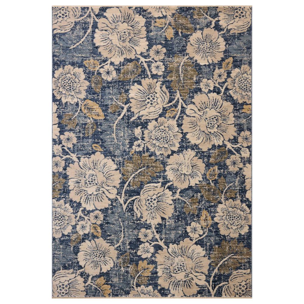 Loloi Eileen Denim and Natural 2" x 3" Area Rug, , large