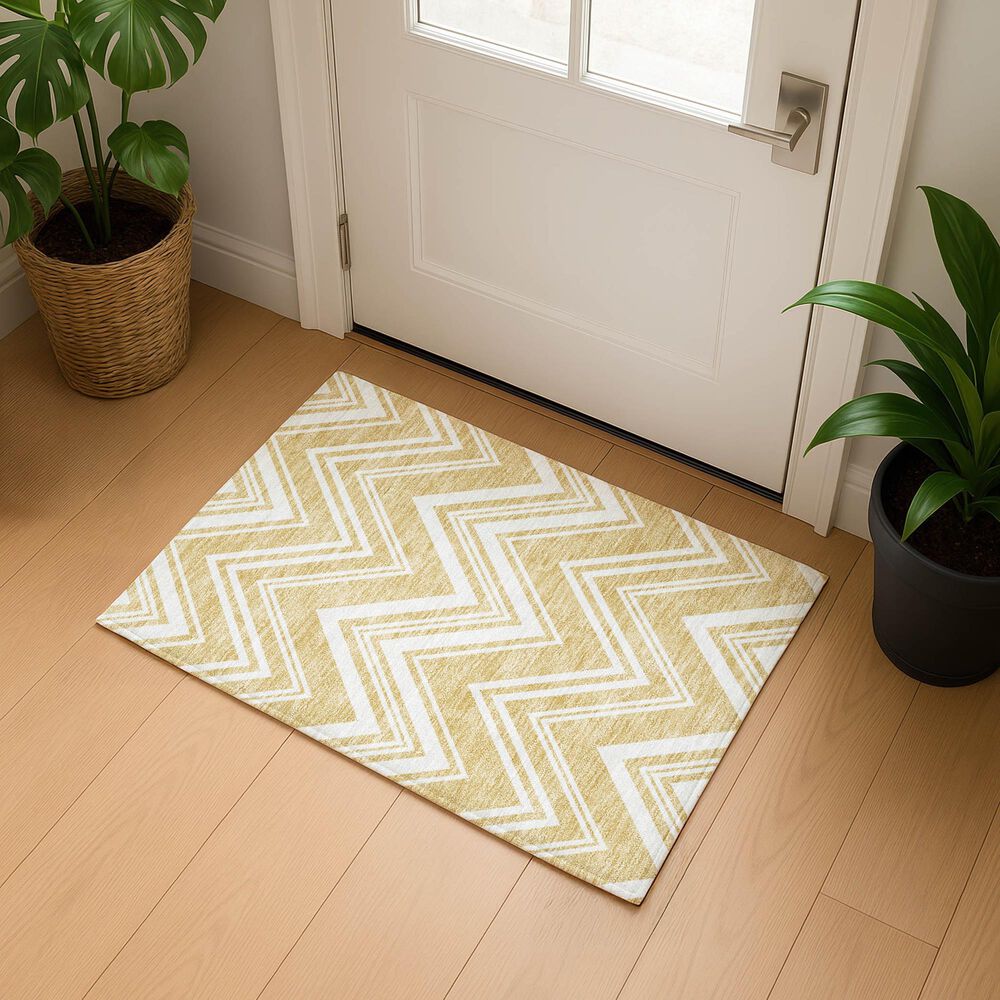 Dalyn Rug Company The Reserve TR17 Honey 1&#39;8&quot; x 2&#39;6&quot; Indoor/Outdoor Area Rug, , large